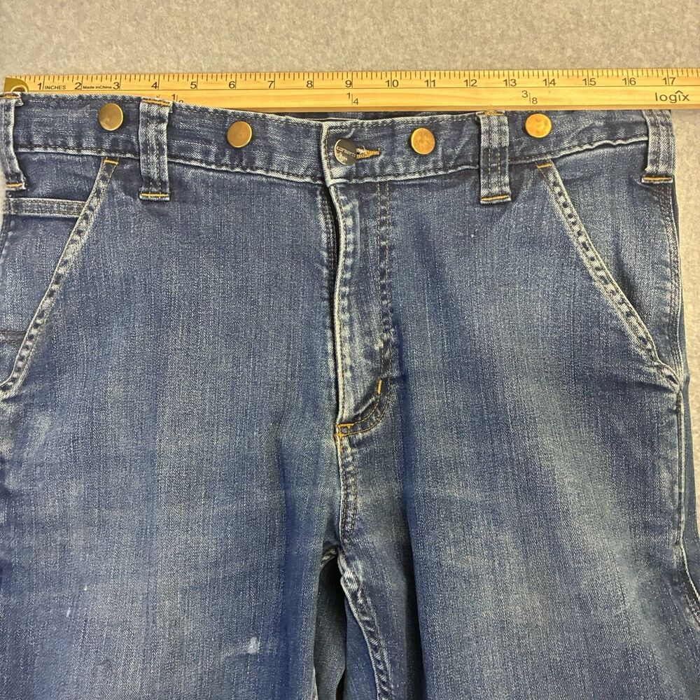 Carhartt Rugged Flex Relaxed Fit Utility Jeans Men’s 33x32 Carpenter Denim - Picture 7 of 10